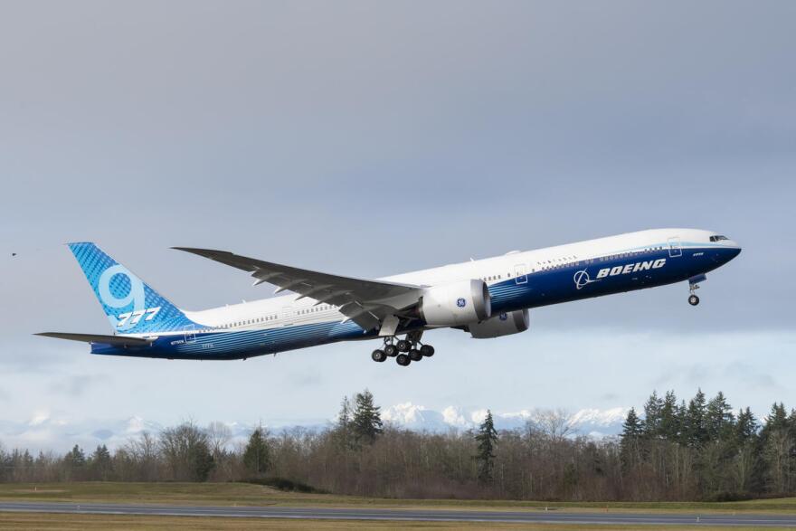 Plane taking off