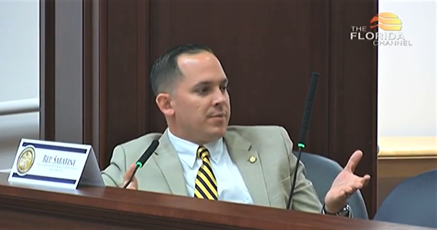 Rep. Anthony Sabatini, R-Howey-in-the-Hills, backs a bill limiting increases in impact fees. Image: Florida Channel