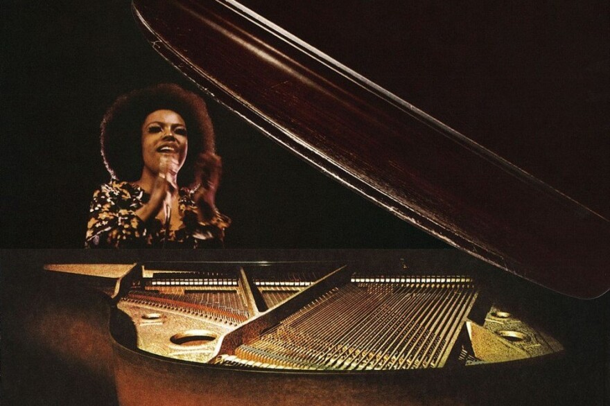 Roberta Flack on the cover to her 1973 album "Killing Me Softly"