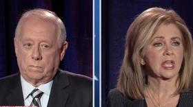 From the start of the debate, Republican Marsha Blackburn hammered away with her latest campaign point: that, as governor, Bredesen covered up sexual harassment allegations against an aide.