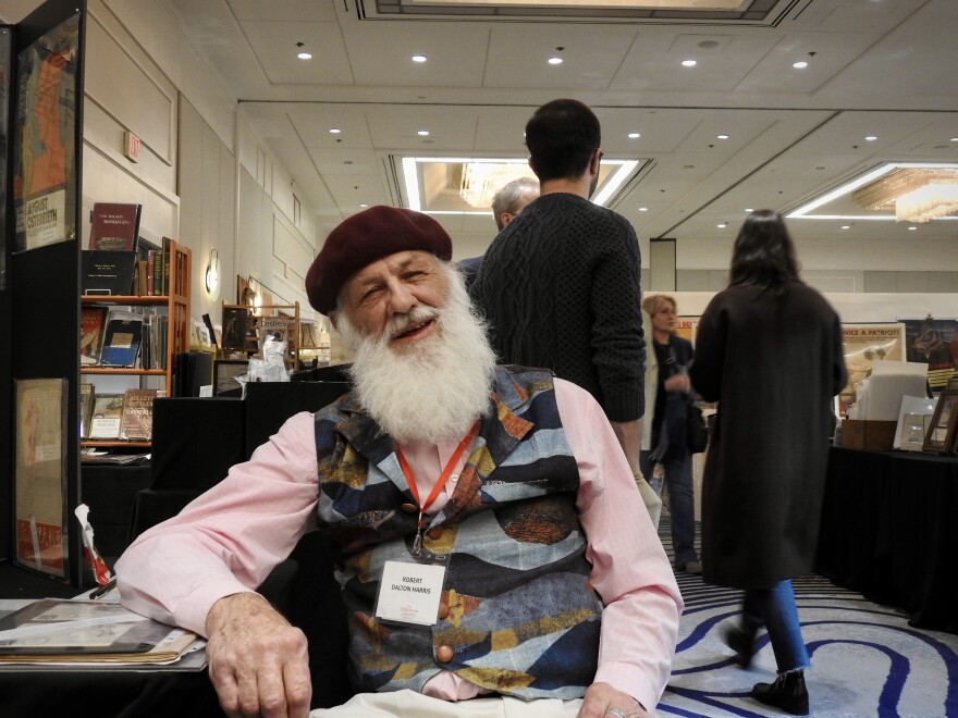 Robert Dalton Harris of aGatherin' at the Ephemera Society of America's Ephemera Fair in Old Greenwich, Conn. 2025.