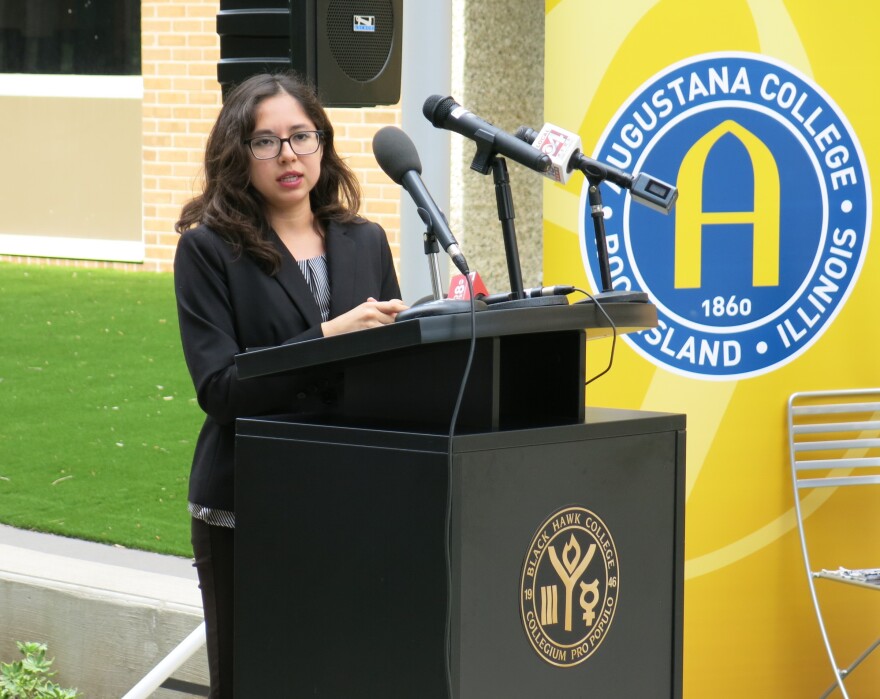 BHC and Augustana College alumnus Alejandra Martinez.