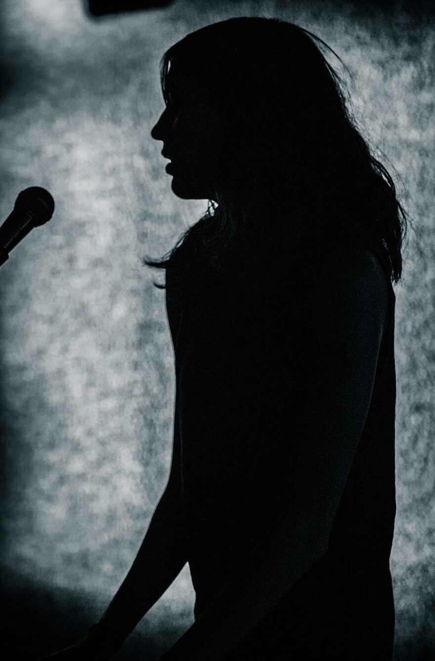 Half Waif's Nandi Rose Plunkett: dreamy and utterly different from her other band, Pinegrove. (HALF WAIF, DC9, WASHINGTON, D.C.)