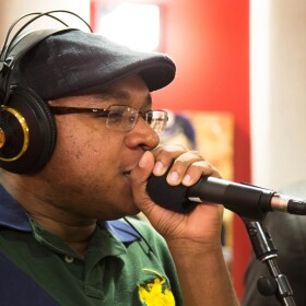 Take 6 vocalist performs in the KNKX studios.