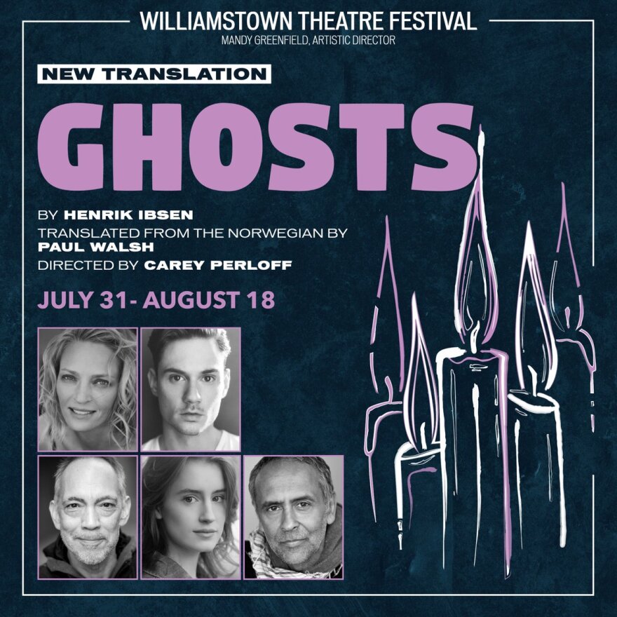 Artwork for "Ghosts" at The Williamstown Theatre Festival