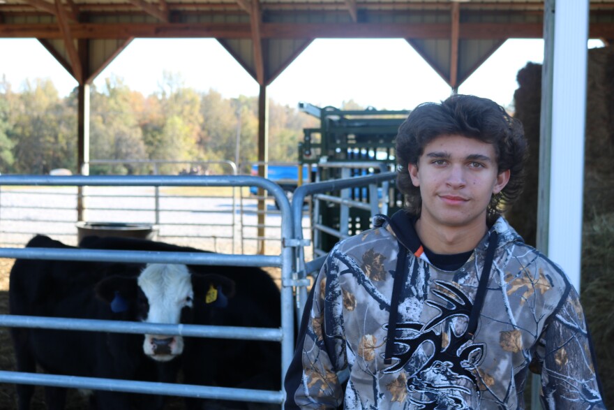 Northwest High School junior Kai Luczynski is a part of the school's FFA chapter. He's participate in lamb shows and helps at the school's farm.