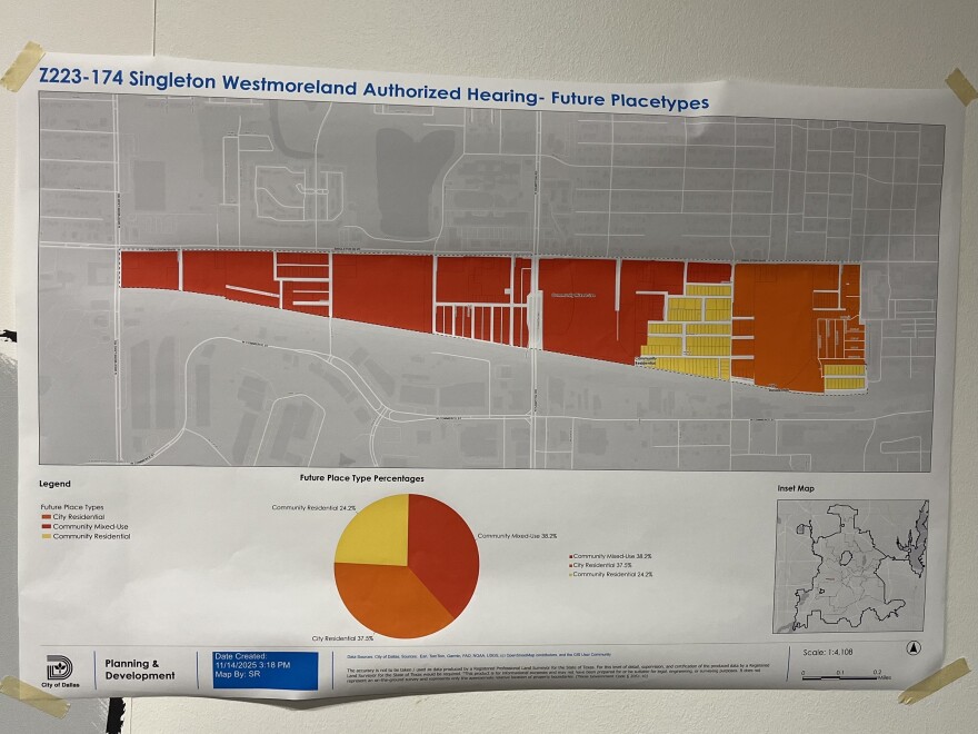 Future rezoning for the Singleton and Westmoreland area will not include industrial use.