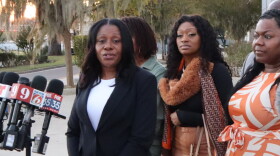 Ajike Owens' mother, Pamela Dias, spoke with members of the media outside the Marion County Courthouse Monday following the sentencing hearing for Susan Lorincz.