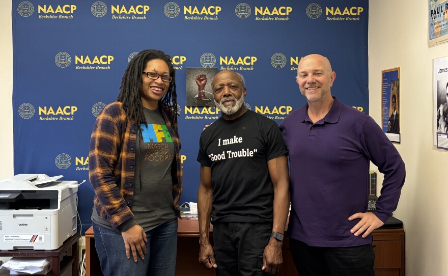 The Fabulous 413 visits NAACP Berkshires to speak with President Dennis Powell.