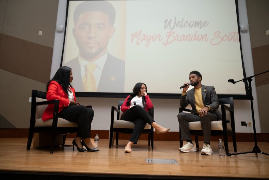 This week, Morgan State's Alpha Gamma Chapter of Delta Sigma Theta Sorority, Inc. held a discussion on the power of the vote with Baltimore Mayor Brandon Scott.