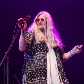FILE - Donna Jean Godchaux of Dead & Company performs at Bonnaroo Music and Arts Festival on Sunday, June 12, 2016, in Manchester, Tenn. (Photo by Amy Harris/Invision/AP)