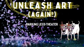 “Unleash the Art (Again)!” sign for the Chattanooga Fringe Fest.