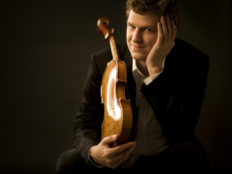 James Ehnes and his violin