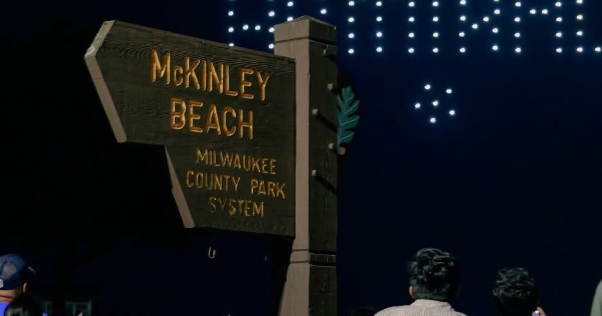 The July 3 drone show will feature a Radio Milwaukee soundtrack
