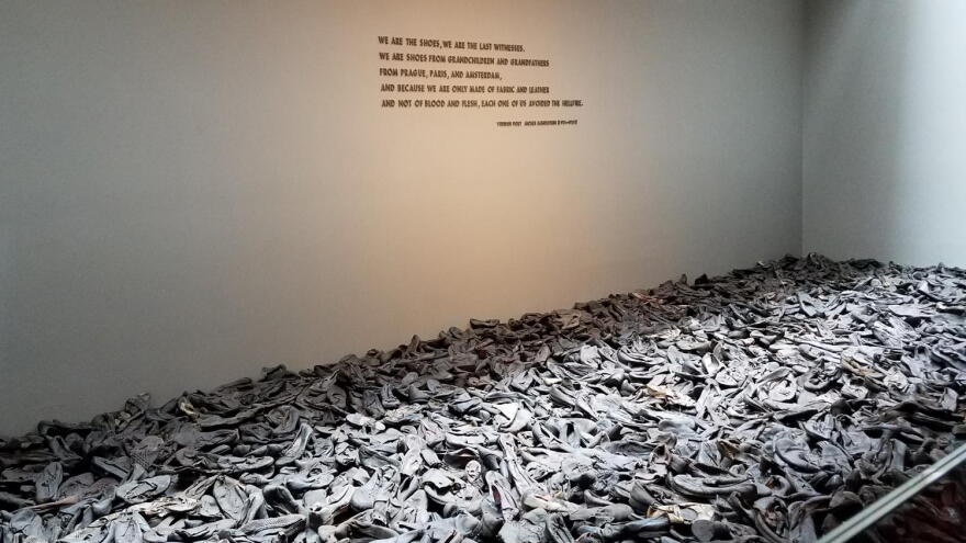 An exhibit from the U.S. Holocaust Memorial Museum 