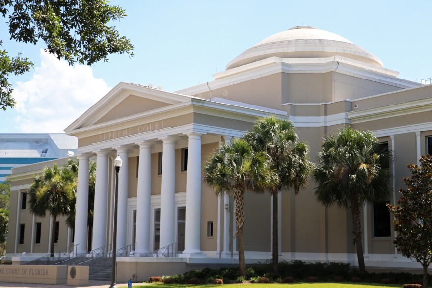 The Florida Supreme Court can be seen in Tallahassee, Fla., on Thursday, June 18, 2020. (Lauren Witte/Fresh Take Florida)