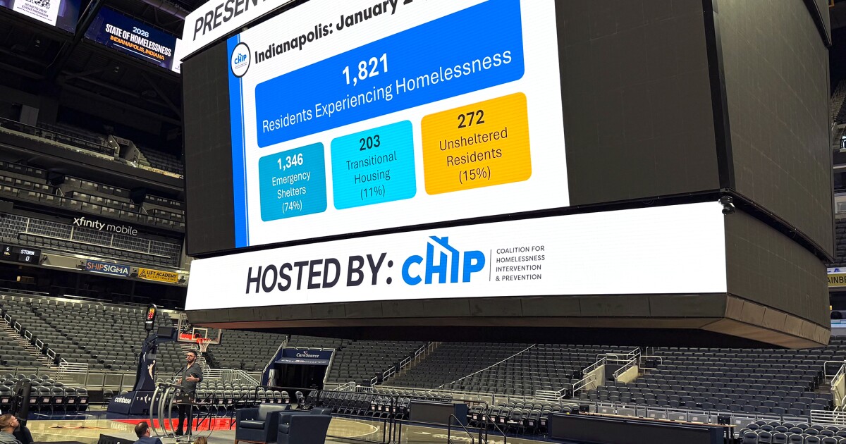 Indianapolis homelessness stays flat as unsheltered population falls