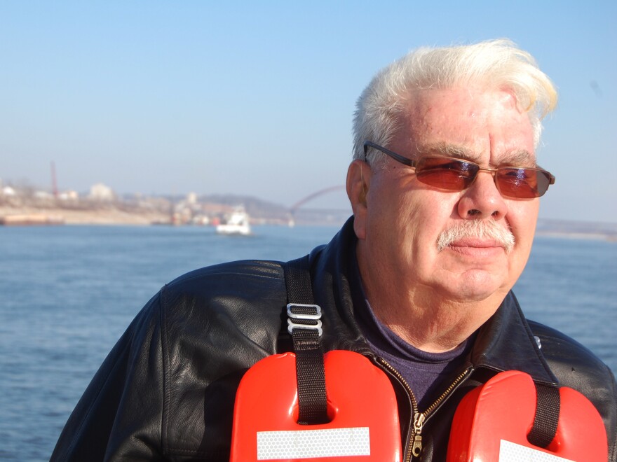 George Foster, president of JB Marine, says he hasn't had to lay off any of his 110 employees but wonders when he'll see enough barge traffic to keep all of his workers busy. Along the affected stretch of the Mississippi River, some 8,000 jobs are thought to be at risk.
