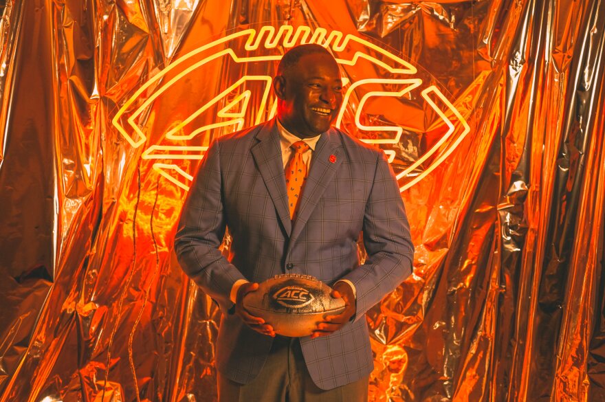 Syracuse Head Coach Dino Babers at ACC Kickoff in Charlotte