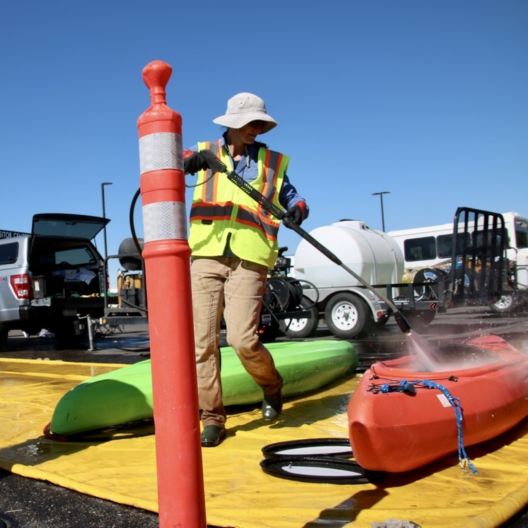 After quagga mussels were detected in the Snake River, ISDA set up boat decontamination stations in Twin Falls. It asked everyone who had been in the water during a month-long stretch to get their boats, kayaks and fishing gear cleaned.