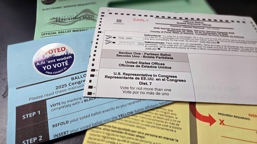 Voting, Vote ballot, ballots, Congressional District 7