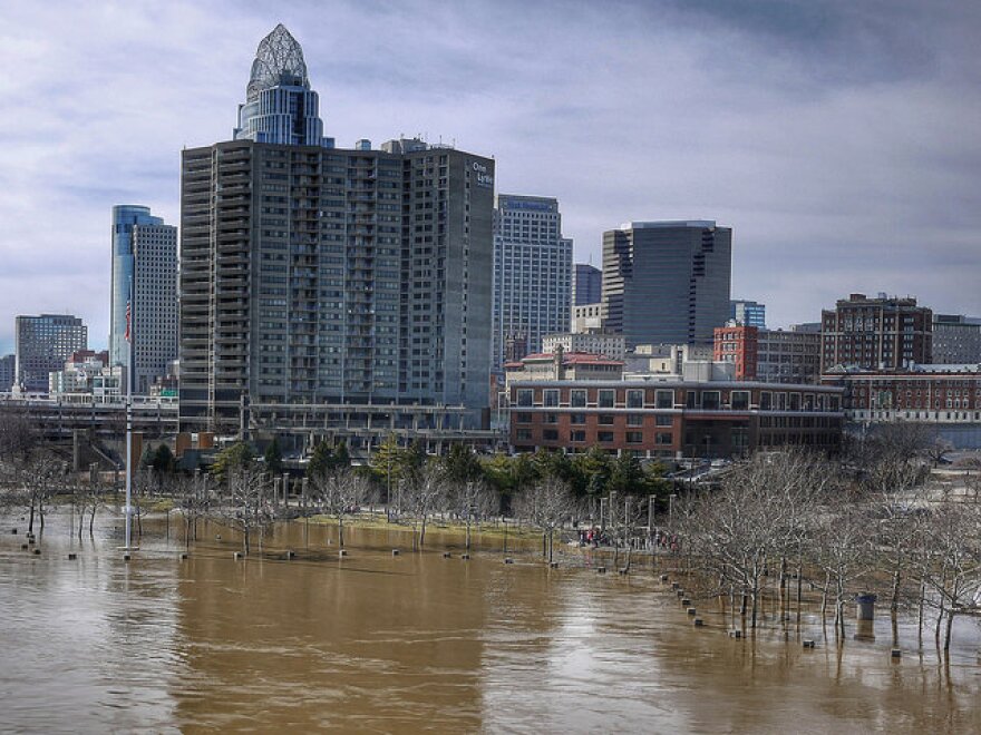 "Great Flood of 2015" picture posted on Flickr. Areas near Cincinnati were flooded for days following spring rains.