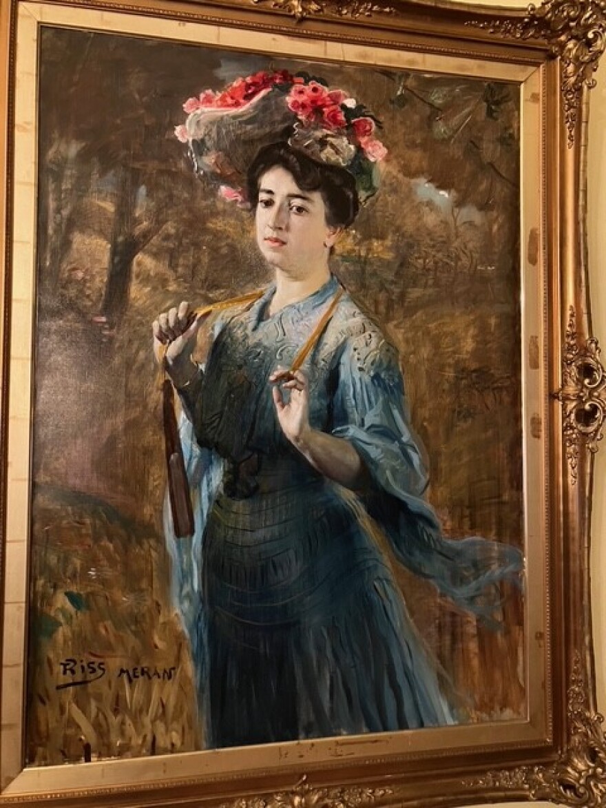 A Thomas Riss portrait of Laura Musser, when she was around 30.
