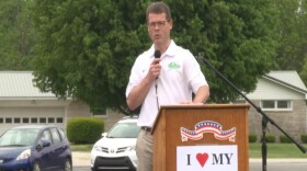 Mark Baker is the superintendent of the Northest Sullivan School District, where teachers organized a rally to urge for better funding in rural public schools.