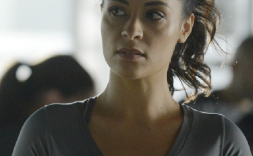 Massri also plays Nimah Amin, Yasmine's twin sister, who does not wear the hijab.