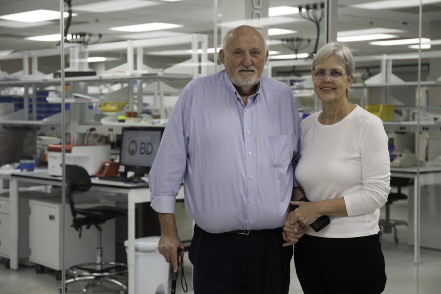 Dr. Michael Lawman and Dr. Patricia Lawman head up the Tampa-based biotech company Morphogenesis, which developed ImmuneFX as a cancer vaccine.