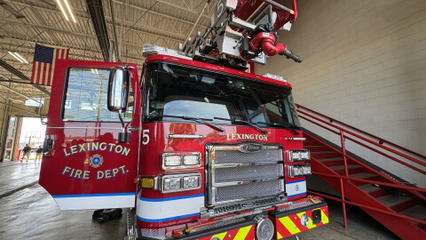 Three new engines are now in service at the Lexington Fire Department.