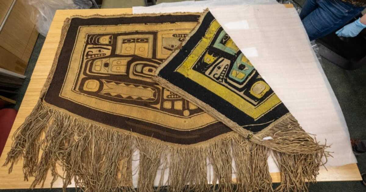 Weavers will study 'secrets in the weavings' of historic Chilkat robe ...