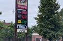A Speedway gas sign
