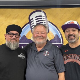 What's Up Yuma? Radio host Jonny Porter, KAWC/KOFA Border Radio General Manager Dave Riek and co-host and KAWC reporter Victor Calderón on the last episode on Tuesday, June 30, 2026.