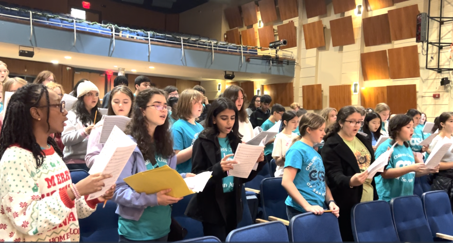 Children's Chorus of San Antonio practice