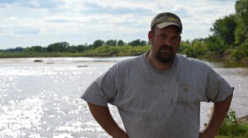 Despite flooding and erosion on the South Canadian River, Toby Bogart hopes to rebuild his farm on the outskirts of Oklahoma City.