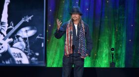 Kid Rock at the 2016 Rock And Roll Hall Of Fame Induction Ceremony in New York City. He says he plans to run for Senate as a Republican in Michigan.