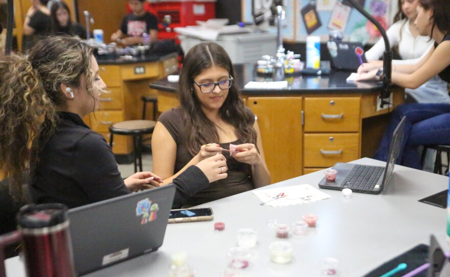 Coconut oil was one of the favored ingredients students used for their products.