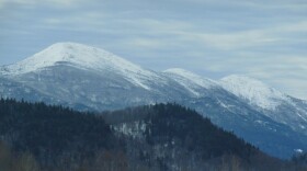 View of a few Adirondack peaks from Lake Placid