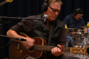 Lazlo Weed performing live in WNIJ's Studio A