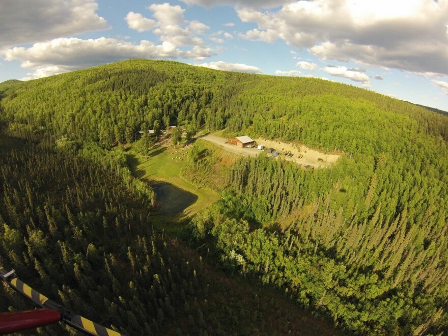 Brent Sass's remote Eureka area home and kennel.