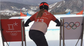 Mancari was set to compete in the women’s snowboardcross event on Friday, Feb. 16. (Instagram photo by Rosie Mancari)