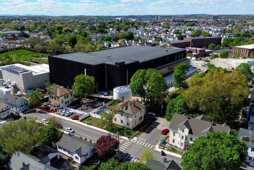 FILE: State Senator Bob Duff says he will propose a statewide moratorium on data centers like the one within a residential neighborhood pictured here in Massachusetts.