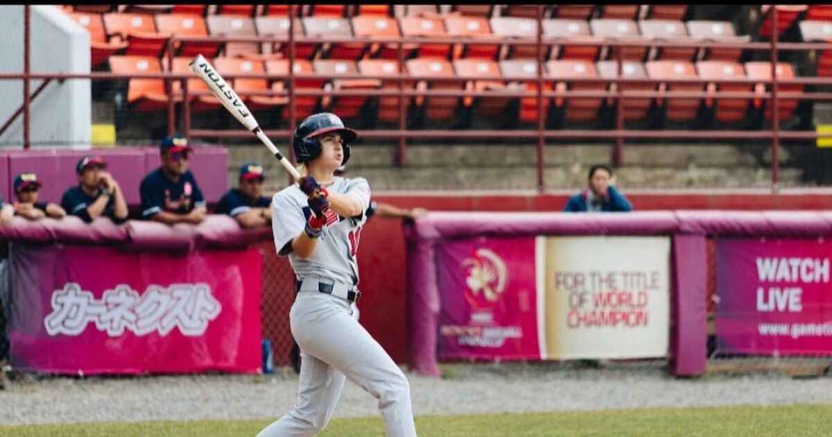 Batter up! This Ohio teen was a first round pick for America's brand new professional baseball league