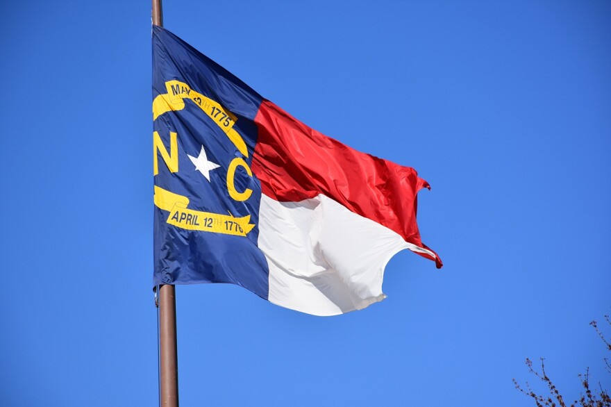 North Carolina flag.