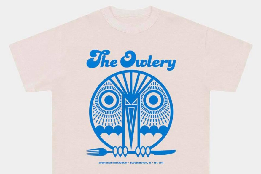 The owners of the Owlery Vegetarian Restaurant organized a fundraiser to support their employees, selling t-shirts and totes, and collecting donations.