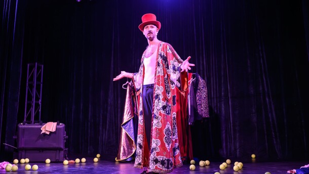  Maurice La Pierre presents "Circus Maurice" at the 2026 Fallout Fringe Festival.
