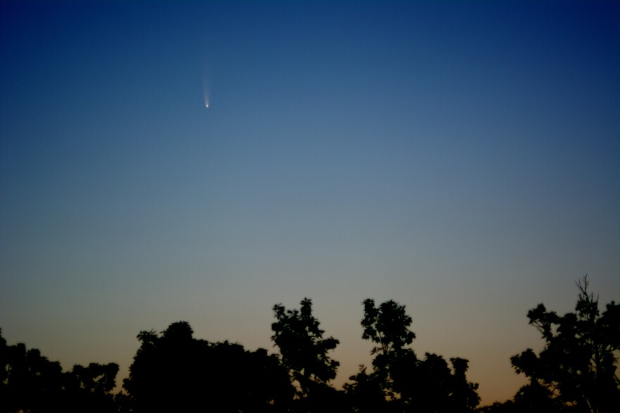 Comet NEOWISE as photographed by Cincinnati Observatory member Dwight Werren.