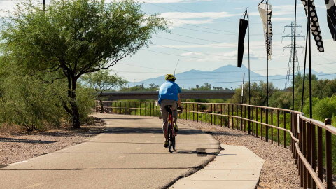 Santa Cruz River Path, Bike Path, Chuck Huckelberry Loop
