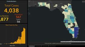 A graphic showing 3,763 cases of coronavirus